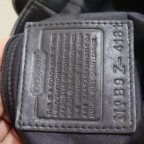 Coach Vintage 4181 Lexington Leather black Shoulder Bag! - Picture 13 of 14